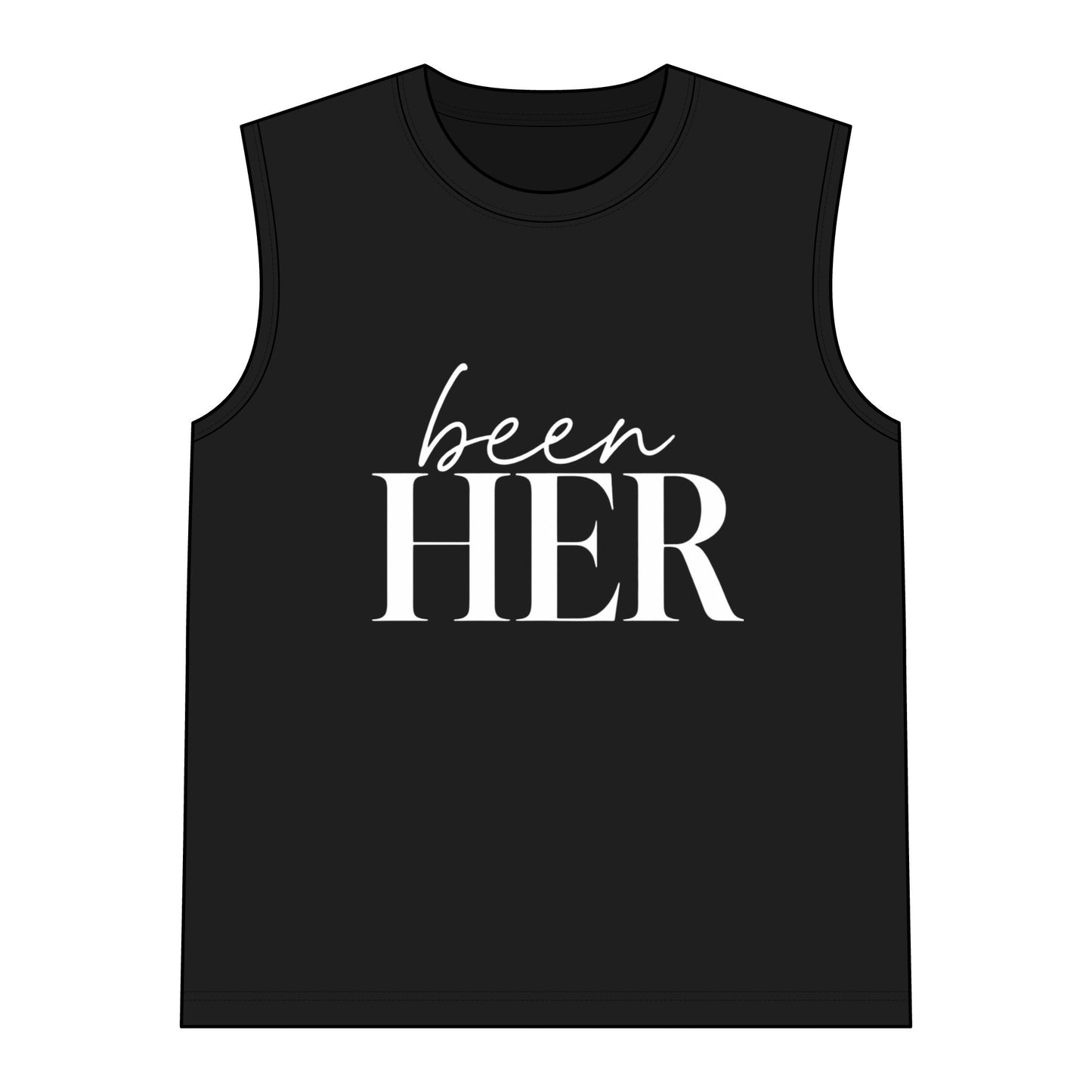 Muscle Tank - "been HER" Feminist Graphic Tank Top