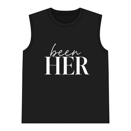 Muscle Tank - "been HER" Feminist Graphic Tank Top